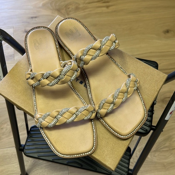 Ninety Union rhinestone embellished slide - Picture 2 of 5